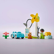 10985 LEGO® DUPLO Town Vēja turbīna un elektroauto