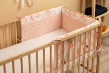 BED BUMPER FAIRY PINK