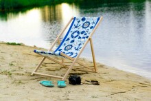 Saliekams pludmales krēsls "Baham", pļava