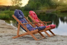 Saliekams pludmales krēsls "Borneo", violets