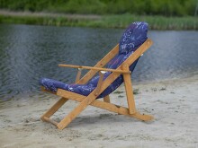 Saliekams pludmales krēsls "Borneo", violets