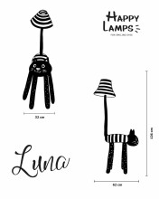Bērnu lampa "Kaķenīte Luna"