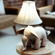 Bērnu galda lampa "Zilonis Bobijs"
