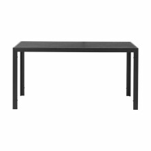 Āra galds "Valencia", 150x90 cm, melns