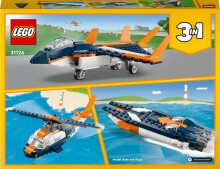 31126 LEGO® Creator Virsskaņas reaktīvā lidmašīna