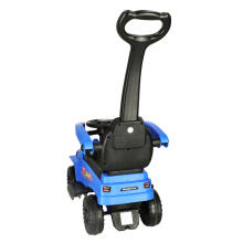 Bebe Basic Kid's Step Car with Parent Handle Art.179725 Bērnu stumjāma mašīna ar skaņas effektiem