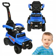 Bebe Basic Kid's Step Car with Parent Handle Art.179725 Bērnu stumjāma mašīna ar skaņas effektiem