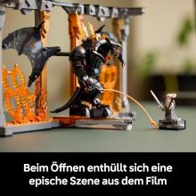 Lego Icons The Lord of the Rings Art.10367 Подставка для книг в виде Балрога — украшение для книжной полки своими руками с мини-фигуркой