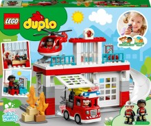 10970 LEGO® DUPLO® Town Ugunsdzēsēju depo un helikopters
