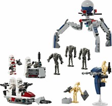 75372 LEGO® Star Wars ™ Clone Trooper™ Un Battle Droid™ Kaujas Paka