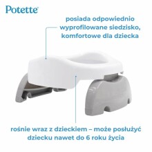 2-in-1 Potette Value Pack White/Gray, Potette
