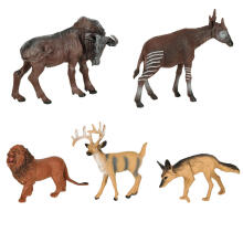 Ikonka Art.KX3501_3 Figures zoo animals set of 19 el.