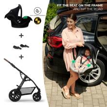 KinderKraft Prime 3 in1 Art.KSPRIM02BLK3001 Mink Pro Venezian Black