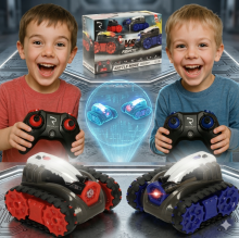 Bebe Basic Art.KX3671 R/C Big Set for 2 players Remote Controlled Tank REVOLT TG1004T Battle Tanks Laser Duel 2.4GHz LED Sound Effects Off-Road
