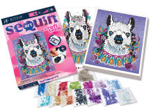 KITFIX DIY „Sequin Art Teen“ rinkinys „Lama“