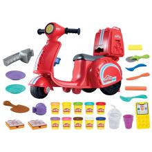 PLAY-DOH Rotaļu komplekts Picu piegādes motorolleris, 49 cm