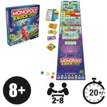 MONOPOLY Boardgame Knockout (In Lithuanian lang.)