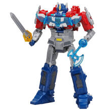 TRANSFORMERS MV8 figūriņa power flip optimus prime 25 cm