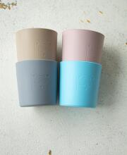 Little Eater Art.cup04 Light blue Silicone grip cup