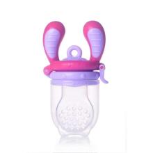 Kidsme Baby Food Feeder  Art.160337PL Plum  силиконовoe cитечко для кормления свежими овощами (Ниблер)(большой 6+ мес.)