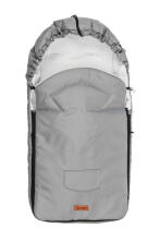 Romper Bag for Pushchair– light grey polar fleece (95x40) 