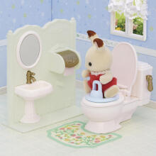 SYLVANIAN FAMILIES Rinkinys „Tualetas“