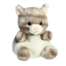 AURORA Palm Pals Mīkstā rotaļlieta Grey Tabby Cat, 11 cm