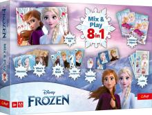 TREFL FROZEN 8in1 Mix&play набор настольных игр