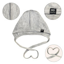 La Bebe No Hat Art.184038 Grey cotton Babies` hat