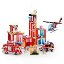 MAX CITY konstrukrtor Fire Station, 933 tk