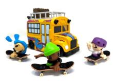 TECH DECK Playset Crew Ultra Sk8 Bus