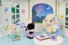 SYLVANIAN FAMILIES playset Sleepover Party Trio