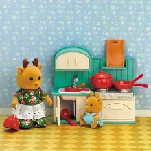 Stomble Family Toys Compatible with Sylvanian Families Art.184126 Кухонный гарнитур (совместимо с Sylvanian Families)