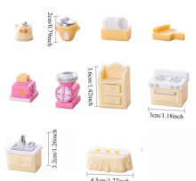 Stomble Family Toys Compatible with Sylvanian Families Art.184127  Virtuves komplekts ( Savienojams ar Sylvanian Families)