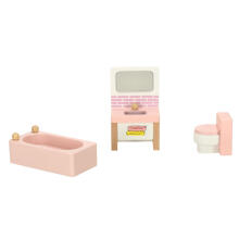 Ikonka Art.KX3437 Dolls' house furniture wooden pink