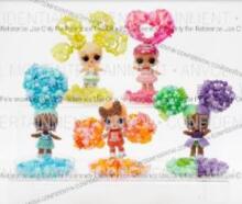 L.O.L. nukk Hair Beads Tots 5cm