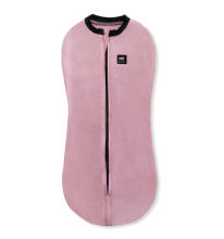 La Bebe™ NO Swaddle Up Art.184765 Rose Pink Хлопковая пелёнка для комфортного сна/спальный мешок 3,2 кг до 6,4 кг.