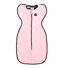 La Bebe™ NO Swaddle Up S Art.184767 Light Pink Хлопковая пелёнка-спальный мешок для комфортного сна, пеленания S раз.