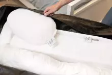 Basic CS Lline Care & Support Pillow Bag Art.184777 Black Sleep Again spilvenu uzglabāšanas un transportēšanas soma