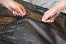 Basic CS Lline Care & Support Pillow Bag Art.184777 Black Sleep Again spilvenu uzglabāšanas un transportēšanas soma