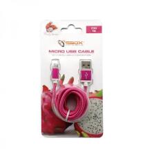 Sbox USB->Micro USB M/M 1.5m USB-10315P Pitaya Pink