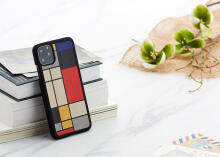 MAN&WOOD SmartPhone case iPhone 11 Pro Max mondrian wood black