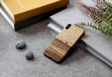 MAN&WOOD SmartPhone case iPhone XS Max terra black