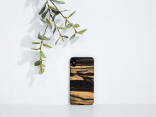 MAN&WOOD SmartPhone case iPhone XS Max white ebony black