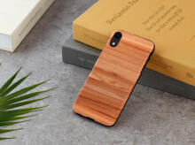 MAN&WOOD SmartPhone case iPhone XR cappuccino black