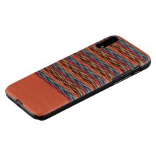 MAN&WOOD SmartPhone case iPhone XR browny check black