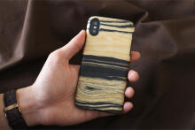 MAN&WOOD SmartPhone case iPhone X/XS white ebony black