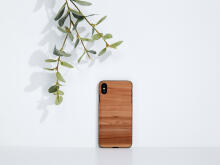 MAN&WOOD SmartPhone case iPhone X/XS cappuccino black