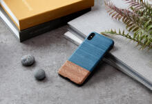 MAN&WOOD SmartPhone case iPhone X/XS denim black