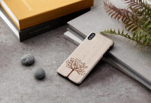 MAN&WOOD SmartPhone case iPhone X/XS apple tree black